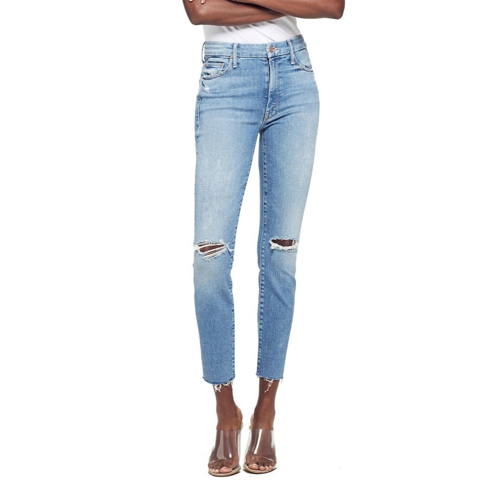 MOTHER The Looker High Waisted Ankle Fray Thrilling Shots NWT 24 25 26 27‎ 28